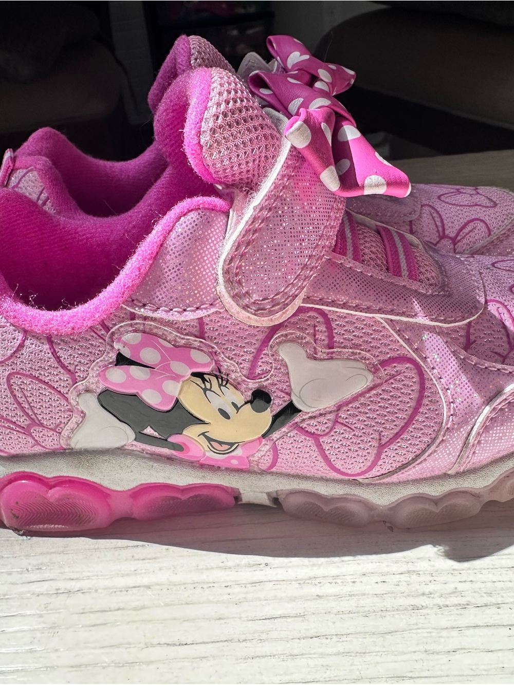 Minnie Mouse Pink Kids Sneakers